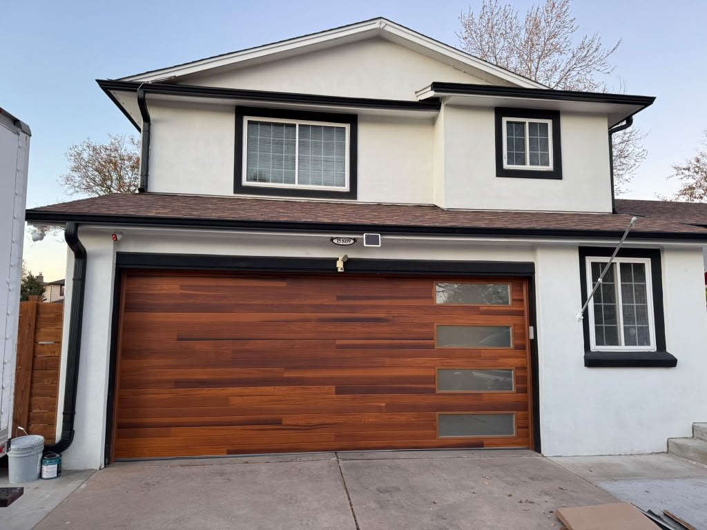 Garage door project 3