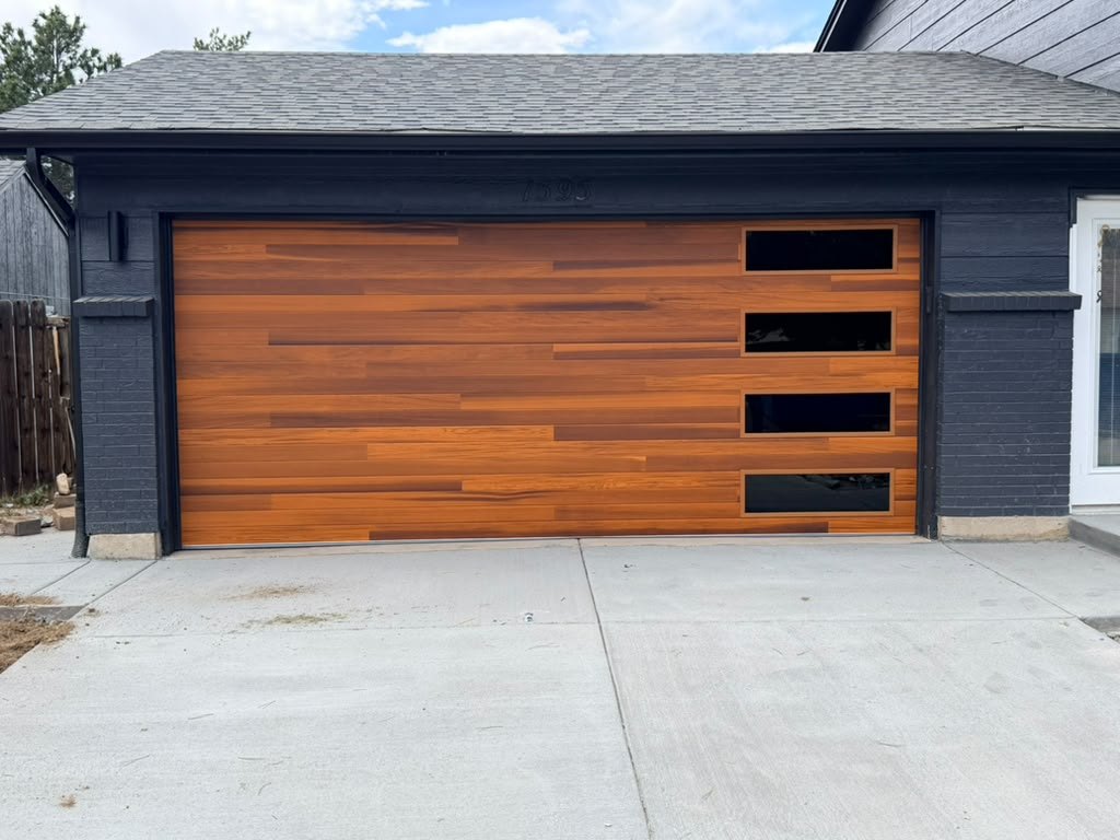 Garage door project 9